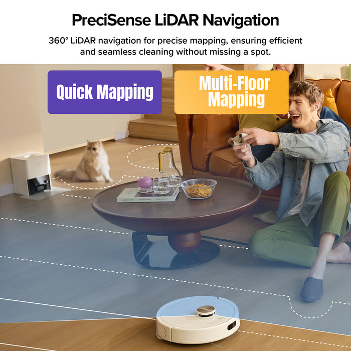 roborock q7 m5 robot vacuum and mop with auto- empty dock upgraded from q7 max