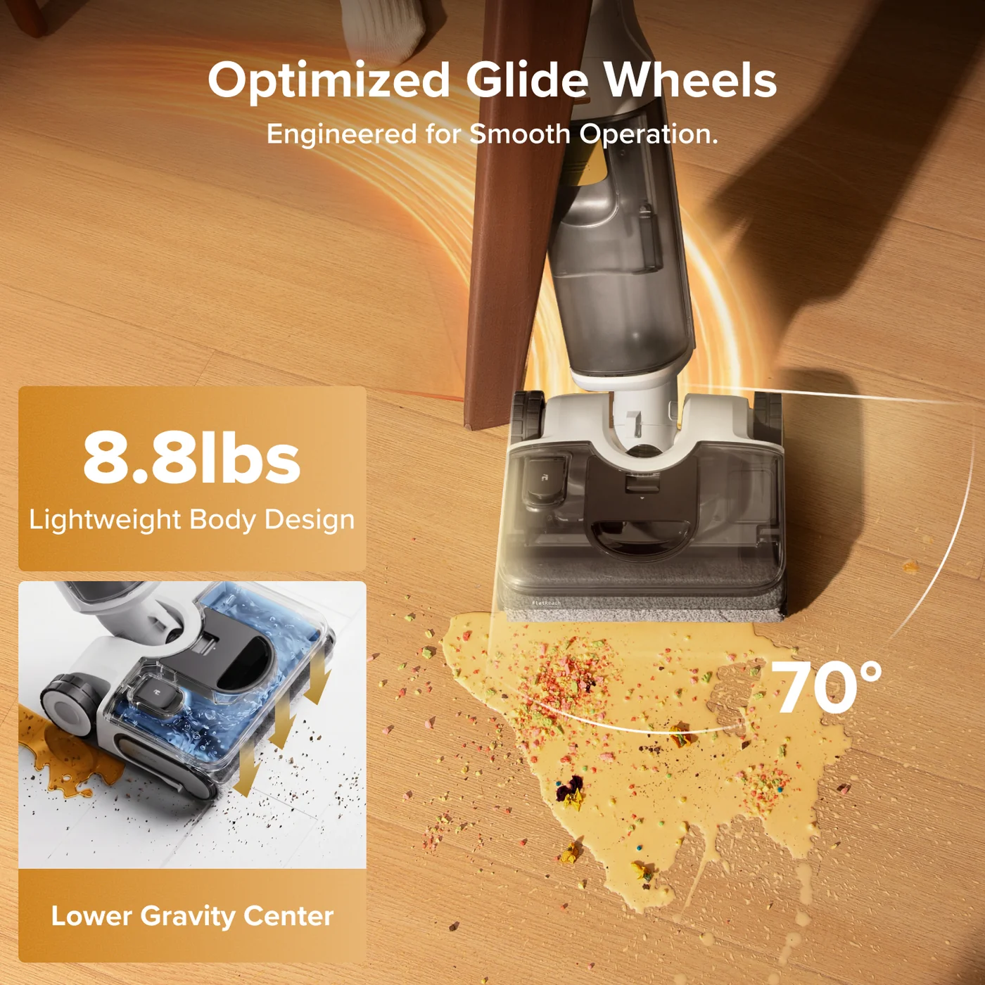 rockrobo f25 gt gen 2 smart wet dry vacuum with zero-tangle cleaning