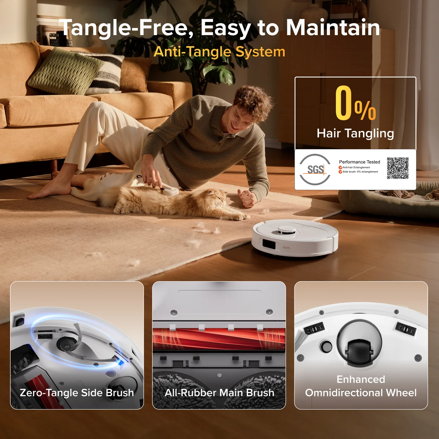 roborock qrevo s pro robot vacuum and mop - 18500 pa suction multif