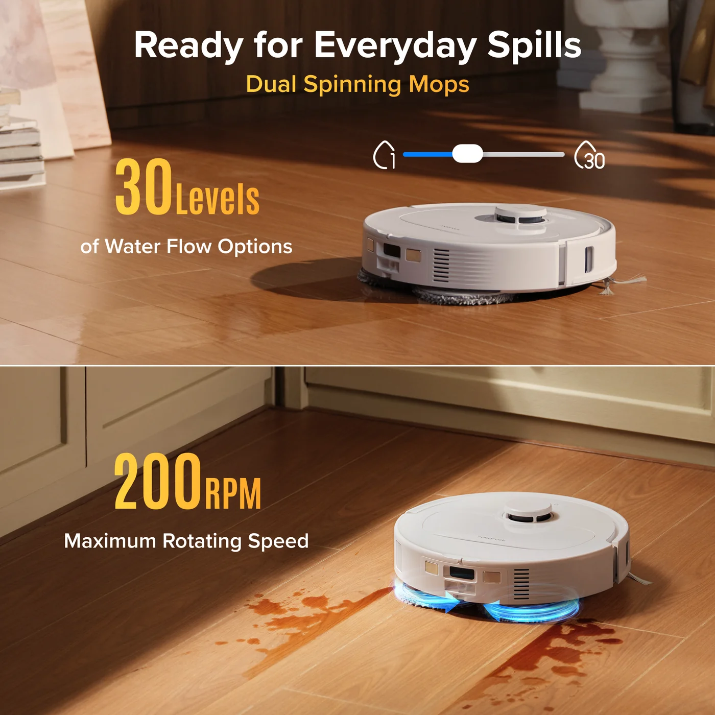 roborock qrevo s pro robot vacuum and mop - 18500 pa suction multif