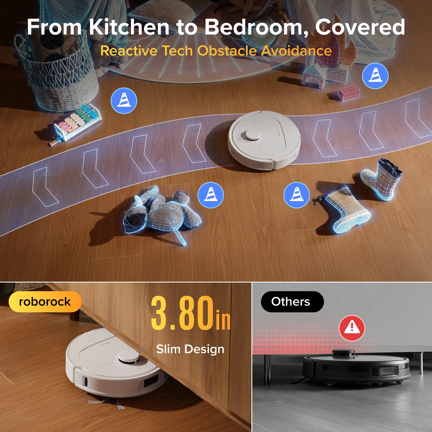 roborock qrevo s pro robot vacuum and mop - 18500 pa suction multif