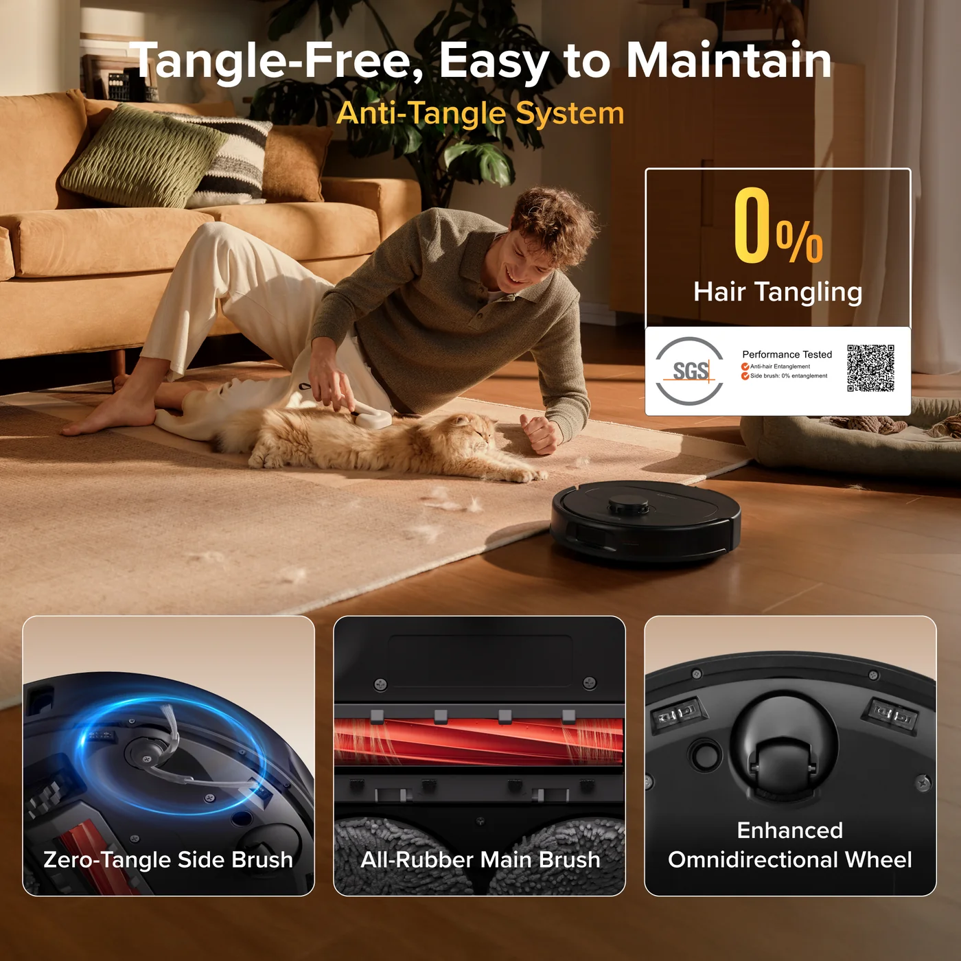 roborock qrevo s pro robot vacuum and mop - 18500 pa suction multif