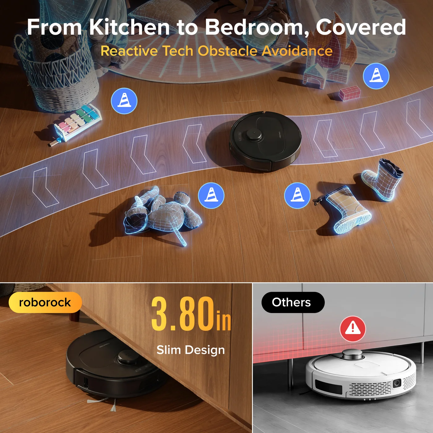roborock qrevo s pro robot vacuum and mop - 18500 pa suction multif