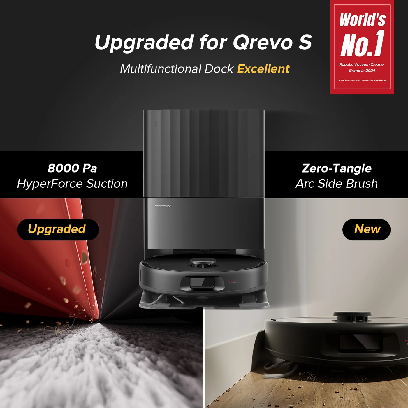 roborock qv 35a robot vacuum with multifunctional dock upgraded from