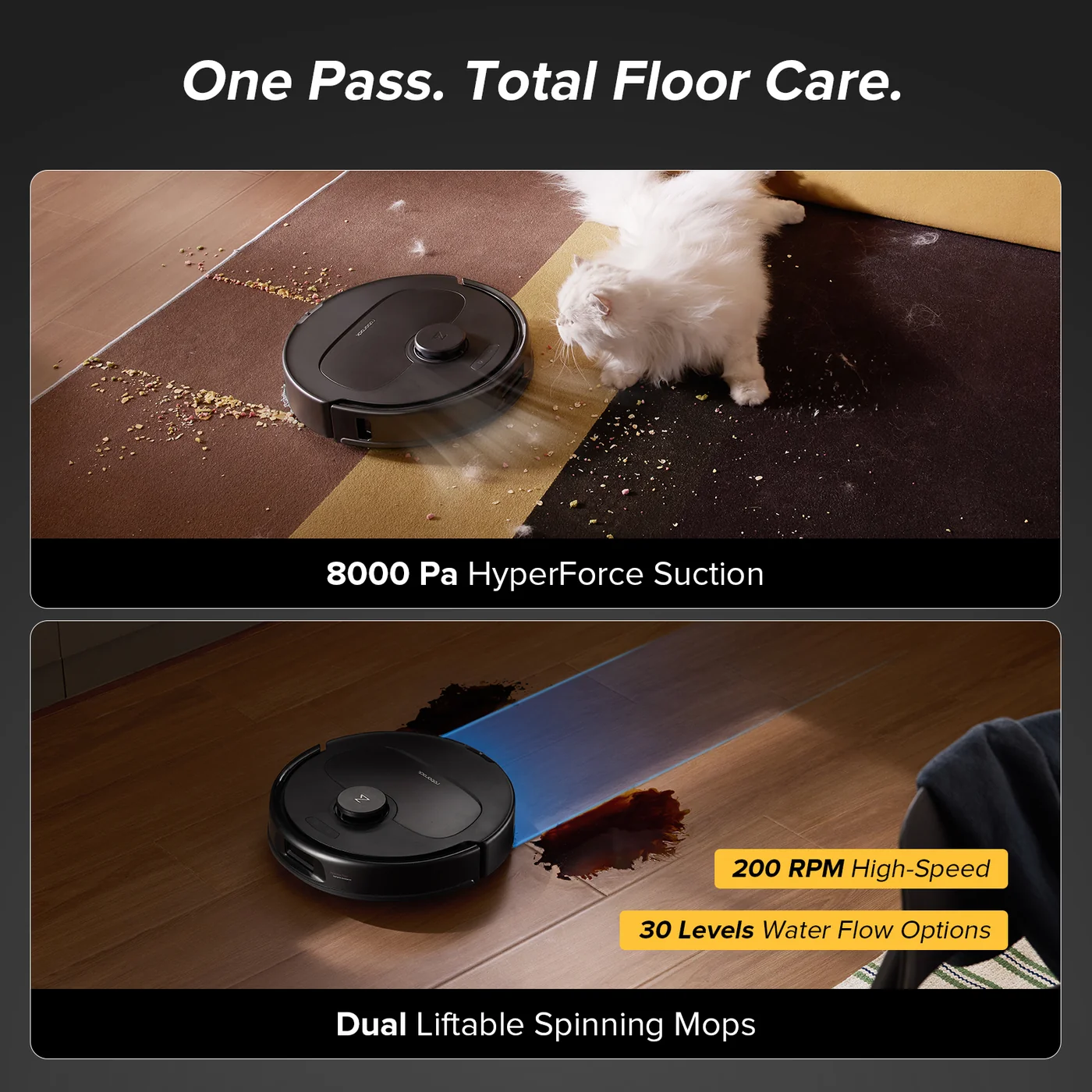 roborock qv 35a robot vacuum with multifunctional dock upgraded from